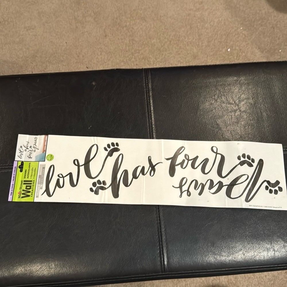 Translucent peel and stick wall sticker